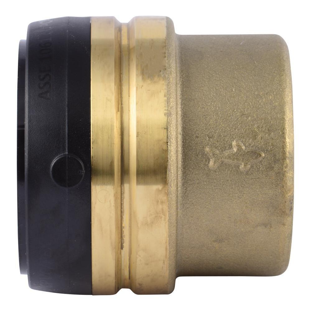 SharkBite® Push-to-Connect Brass DZR End Cap 