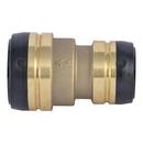 SharkBite® Natural Brass Push-to-connect 200 psi Reducing DZR Coupling 