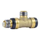 SharkBite&reg; Natural Brass Push-to-Connect Brass Reducing Tee 