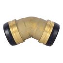 SharkBite&reg; Natural Brass Push-to-Connect 45 Degree Brass Elbow 