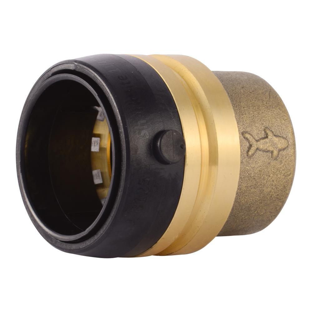 SharkBite® Push-to-Connect Brass DZR End Cap 