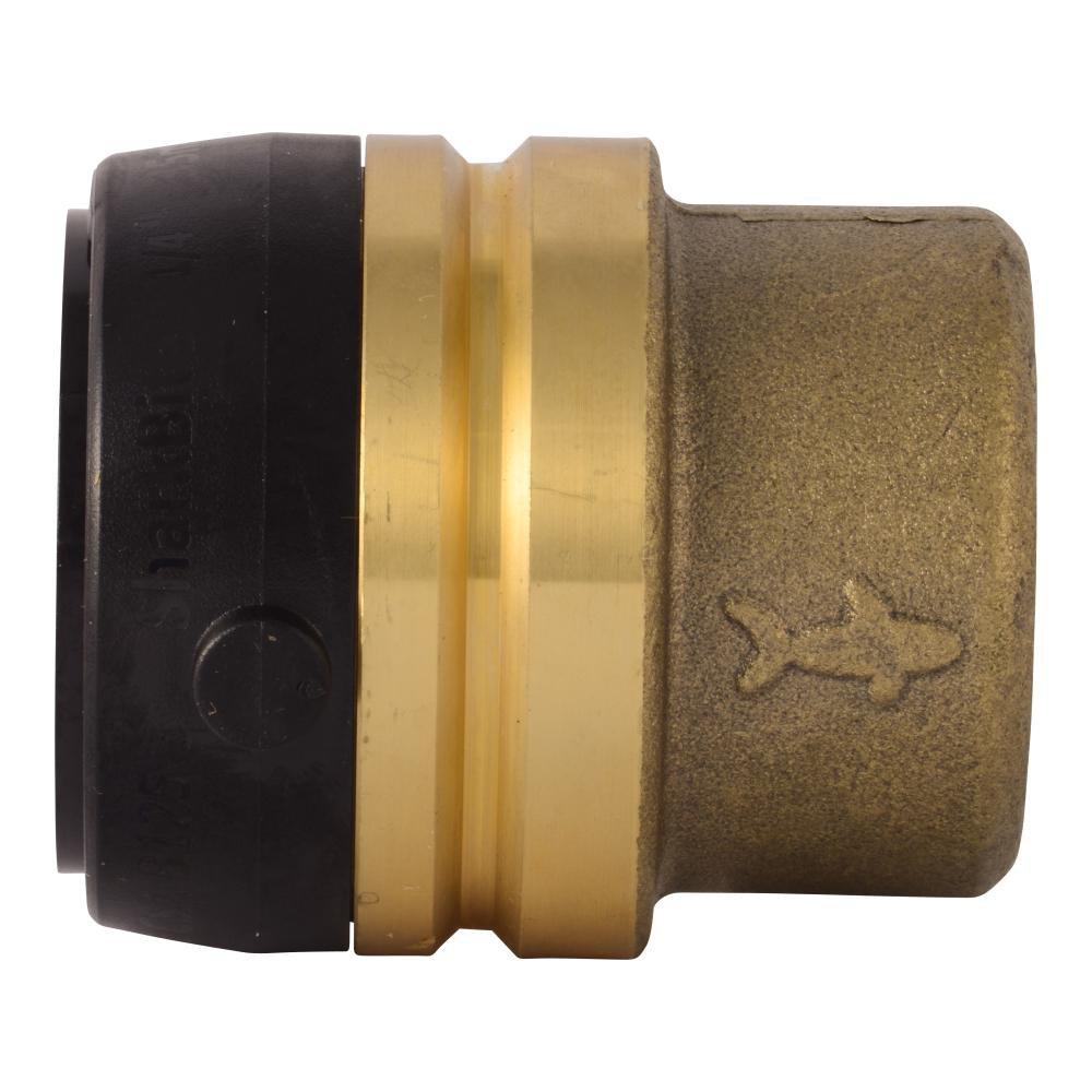 SharkBite® Push-to-Connect Brass DZR End Cap 