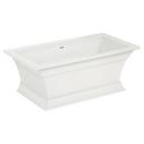 American Standard White 68 x 36 in. Freestanding Bathtub with Center Drain 