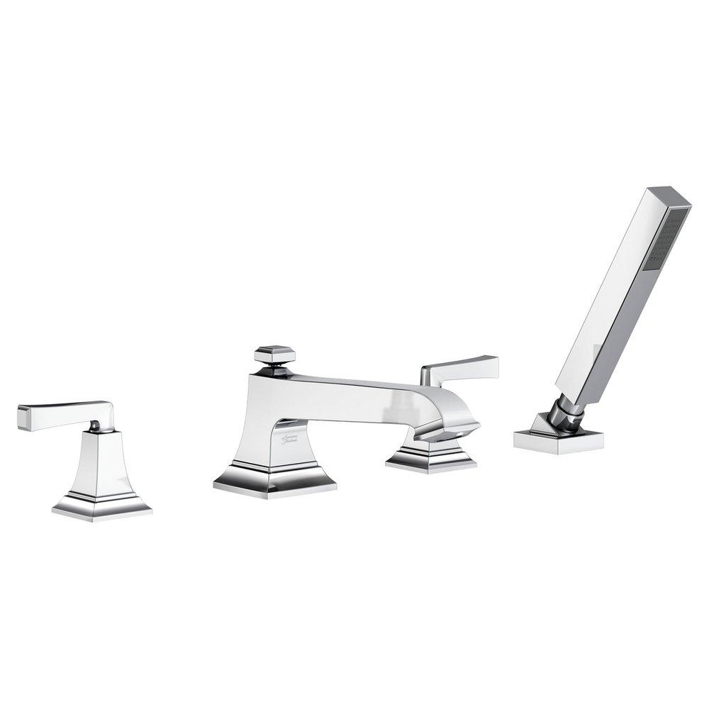 American Standard Polished Chrome Two Handle Roman Tub Faucet 