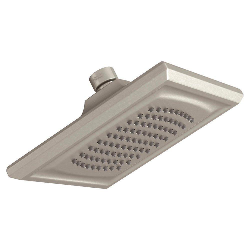 American Standard Brushed Nickel Single Full Showerhead 
