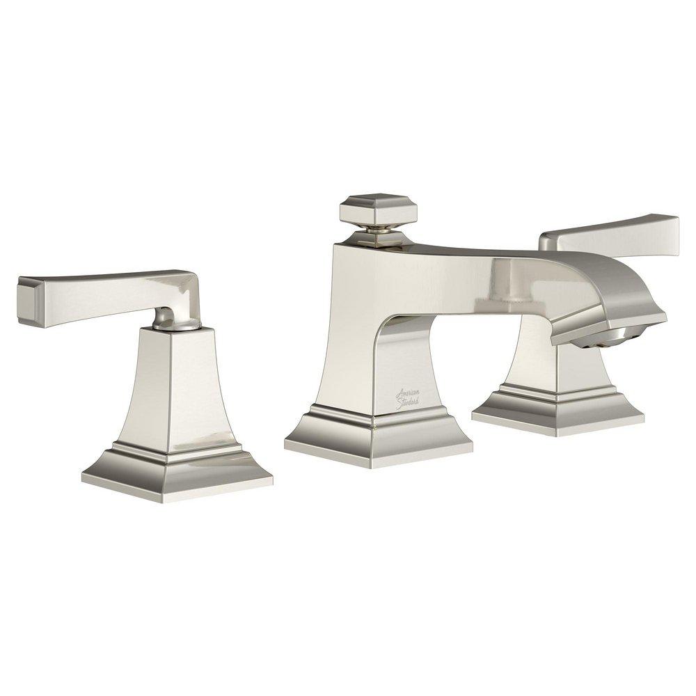 American Standard Polished Nickel PVD Two Handle Bathroom Sink Faucet with Metal Pop-Up Drain 