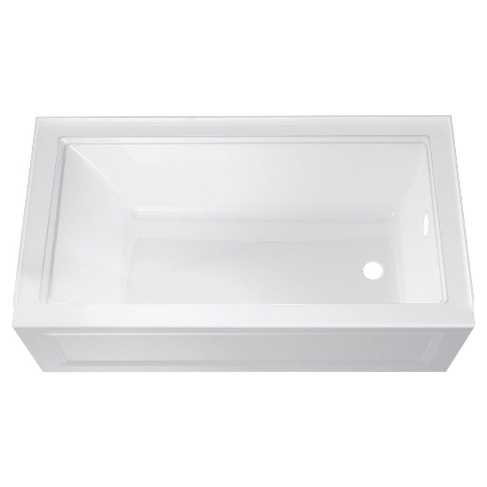 American Standard White 60 x 32 in. Soaker Alcove Bathtub Right Drain 