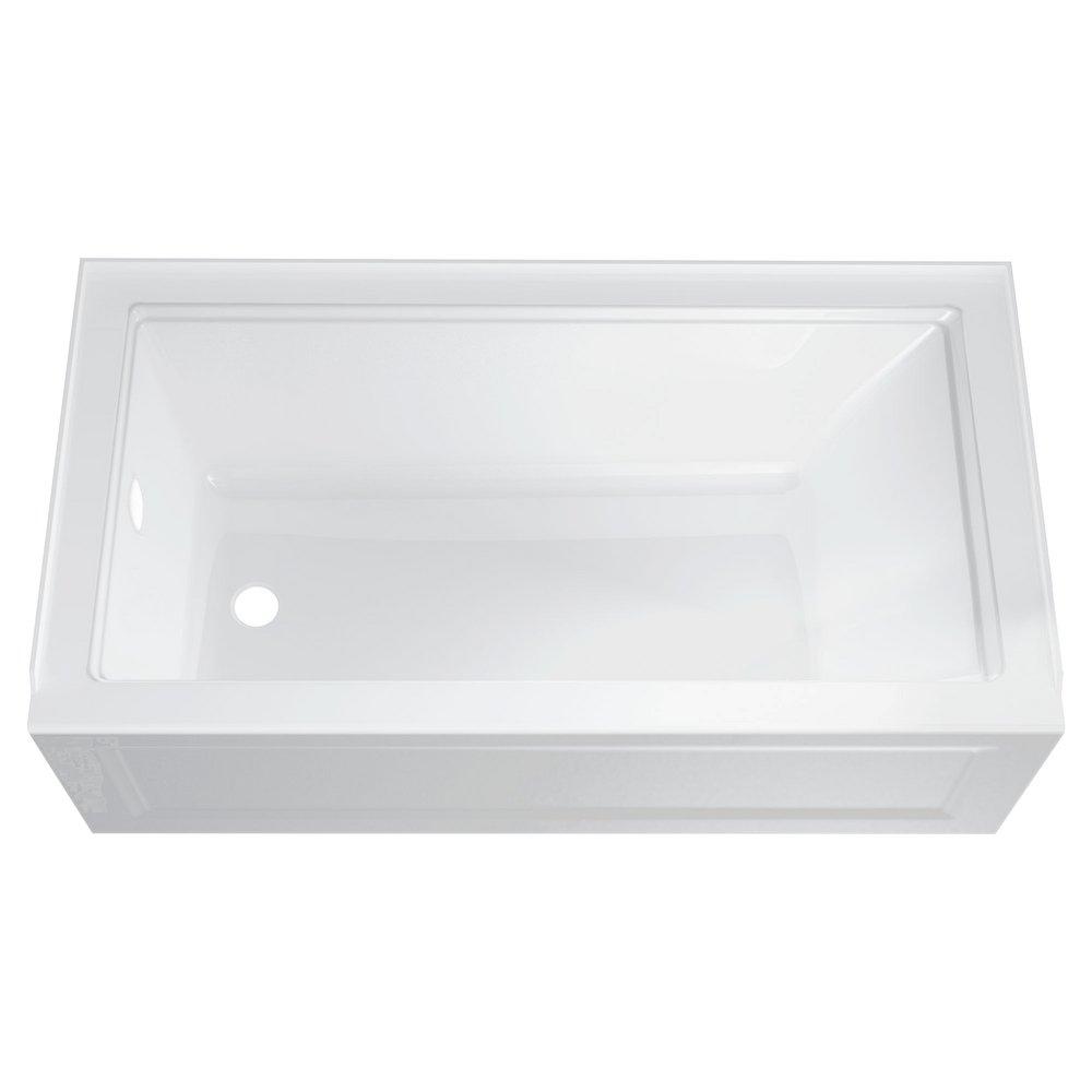 American Standard White 60 x 32 in. Soaker Alcove Bathtub Left Drain 