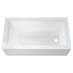 60 in. x 30 in. Soaker Alcove Bathtub with Right Drain in White