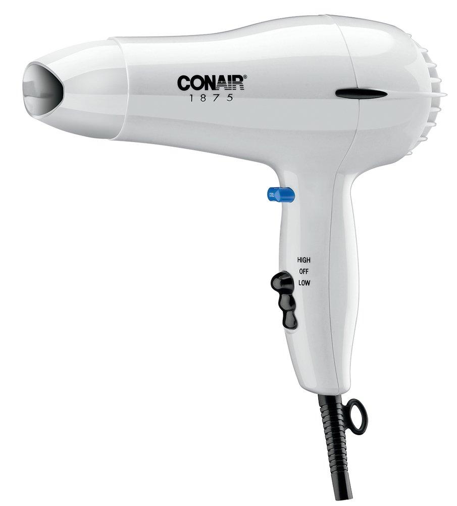 Conair&reg; White 7-1/4 x 3-1/2 x 9-1/2 in. Hair Dryer 