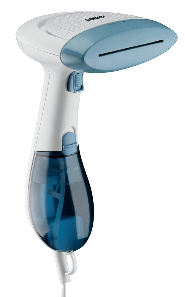 Conair&reg; White Hand Held Steamer in White and Blue 
