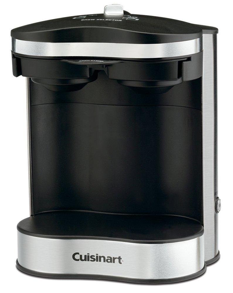 Conair&reg; Black/Brushed Stainless 10-1/2 in. 120V 2 Cup Coffeemaker 