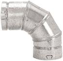 3 in. 90 Degree Gas Vent Elbow 28 ga