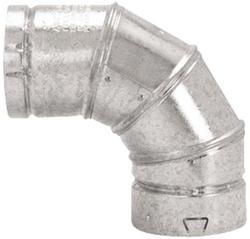5 in. 90 Degree Gas Vent Elbow 28 ga