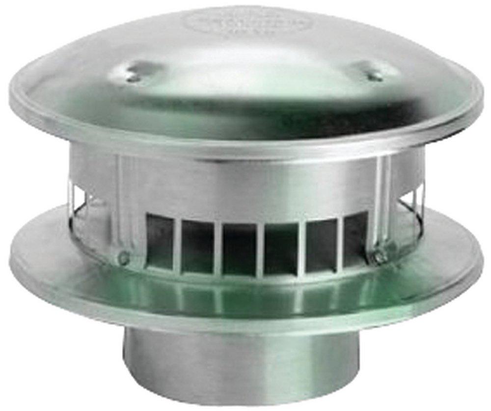 Selkirk Americas Silver Gas Vent Cap Aluminum 