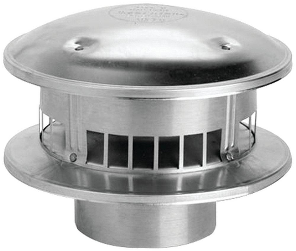 Selkirk Americas Silver Gas Vent Cap Aluminum 