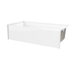 60 x 30 in. Soaker Alcove Bathtub Left Drain in White