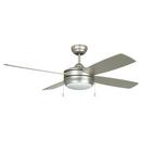 Craftmade Brushed Nickel 100W 4-Blade Ceiling Fan with 52 in. Blade Span 