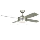 52 in. 4-Blade Ceiling Fan with LED Light Kit in Brushed Satin Nickel