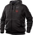 XL Size 12V Polyester Heated Hoodie in Black