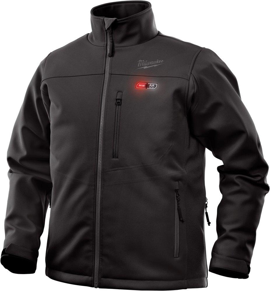Milwaukee&reg; Black 12V Polyester Heated Jacket in Black 