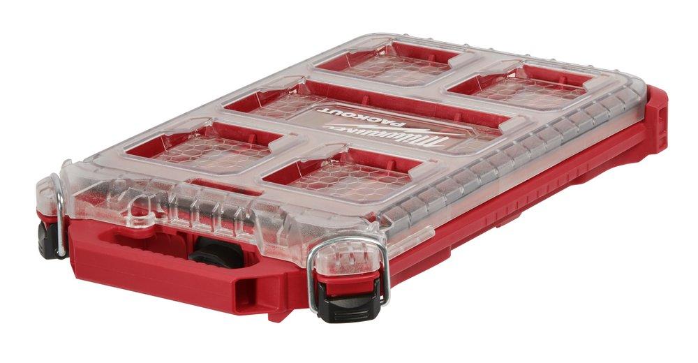 Milwaukee&reg; Red Low Profile Small Part Organizer in Red 