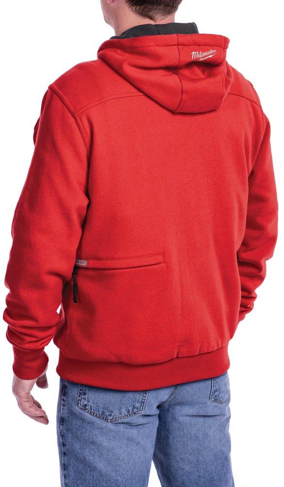 Milwaukee&reg; Red 12V Polyester Heated Hoodie in Red 