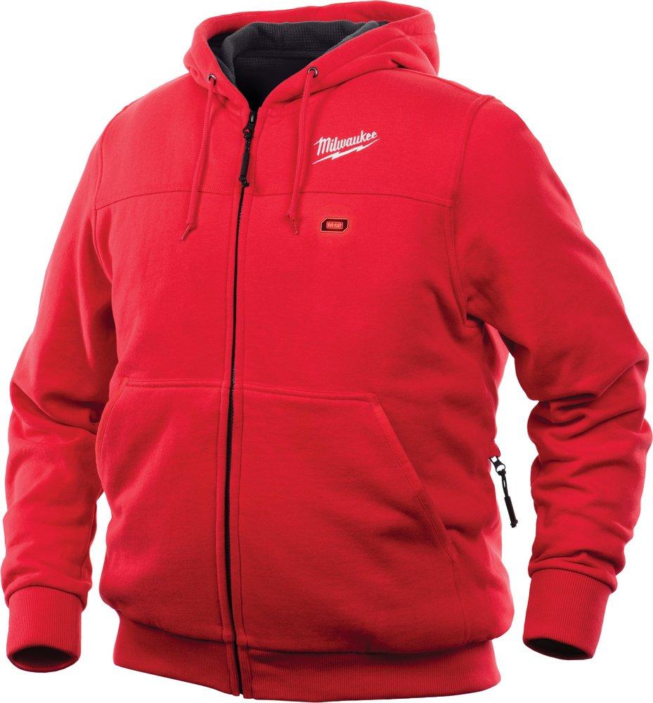 Milwaukee&reg; Red 12V Polyester Heated Hoodie in Red 