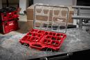 Milwaukee® Silver Low Profile Small Part Organizer in Red 