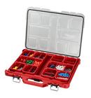 Milwaukee® Silver Low Profile Small Part Organizer in Red 