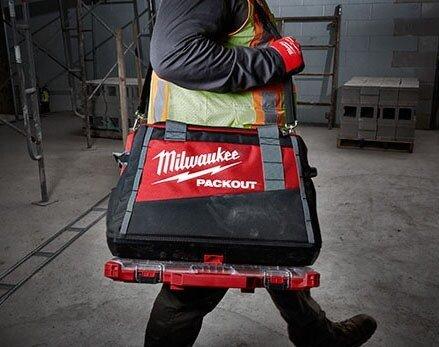 Milwaukee&reg; Silver Polyester Tool Bag 