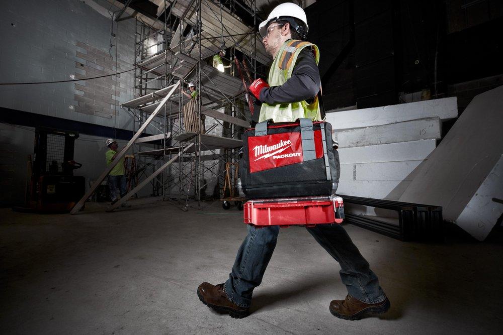 Milwaukee&reg; Silver Polyester Tool Bag 