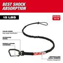 Milwaukee® Black 3 ft. Locking Tool Lanyard 