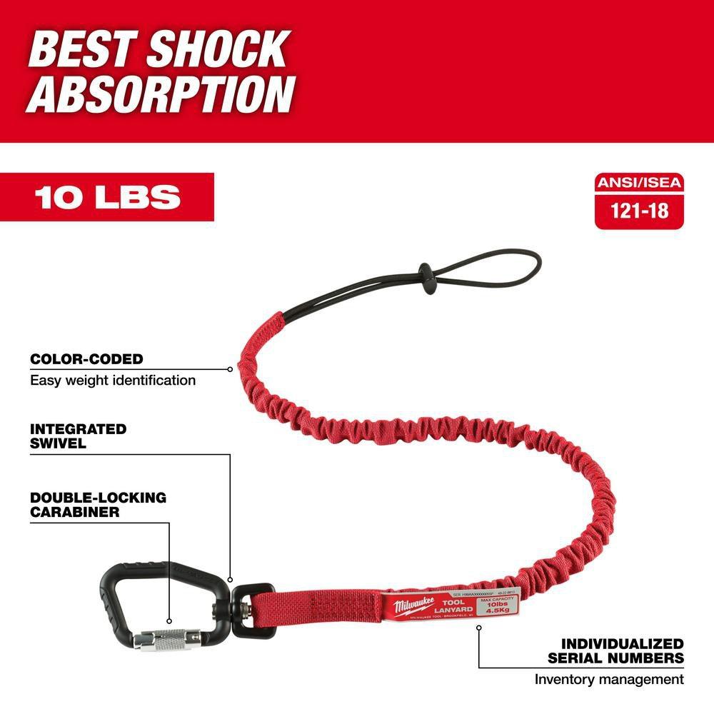 Milwaukee® Red 3 ft. Lanyard 