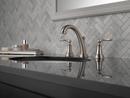 Delta Faucet Brilliance® Stainless Two Handle Widespread Bathroom Sink Faucet 