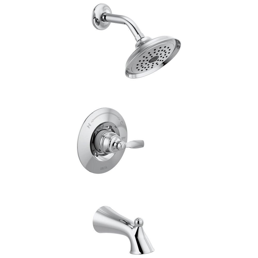 Delta Faucet Chrome Single Handle Single Function Bathtub & Shower Faucet (Trim Only) 