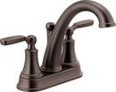 Delta Faucet Venetian Bronze Two Handle Centerset Bathroom Sink Faucet 