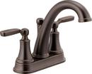 Two Handle Centerset Bathroom Sink Faucet in Venetian Bronze