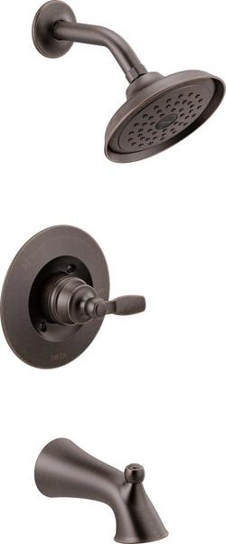 One Handle Single Function Bathtub & Shower Faucet in Venetian Bronze (Trim Only)