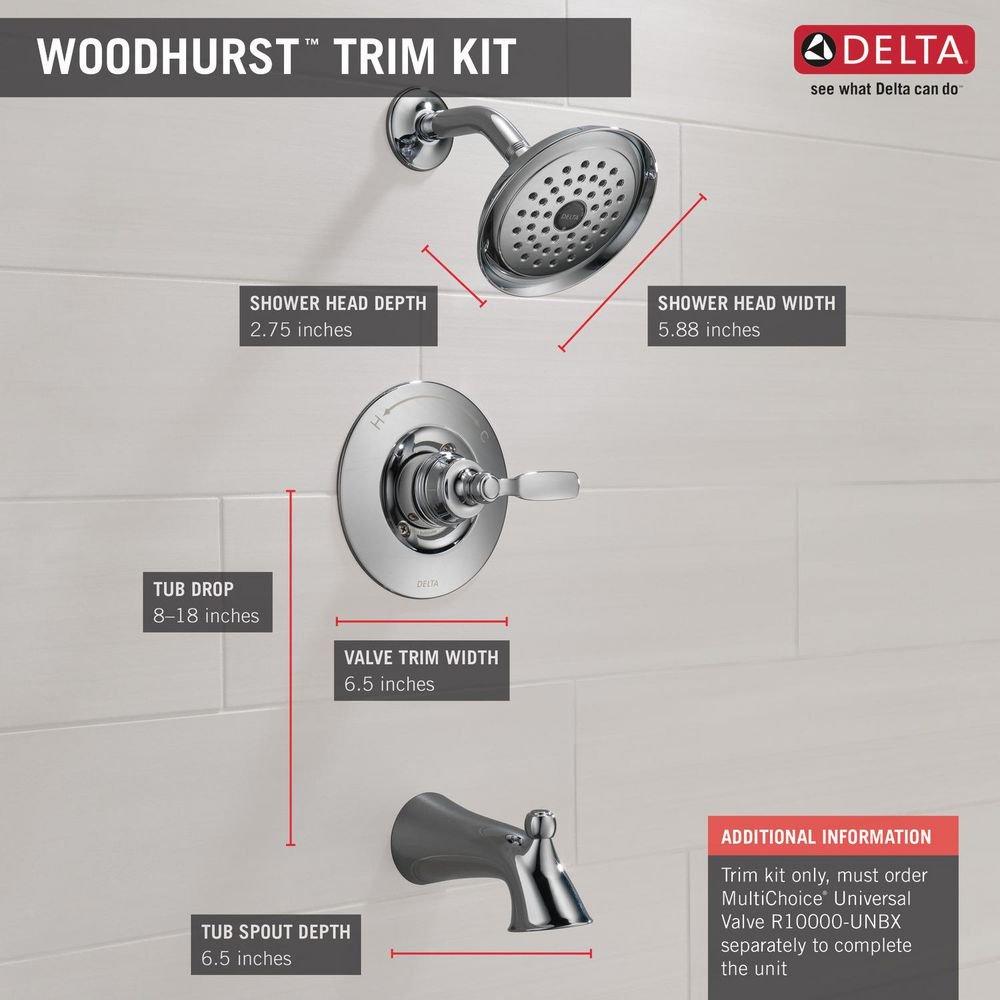 Delta Faucet Venetian Bronze One Handle Single Function Bathtub & Shower Faucet 