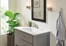 Delta Faucet Brilliance Stainless Two Handle Centerset Bathroom Sink Faucet 