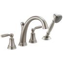 Delta Faucet Brilliance&reg; Stainless Two Handle Roman Tub Faucet Trim Only 