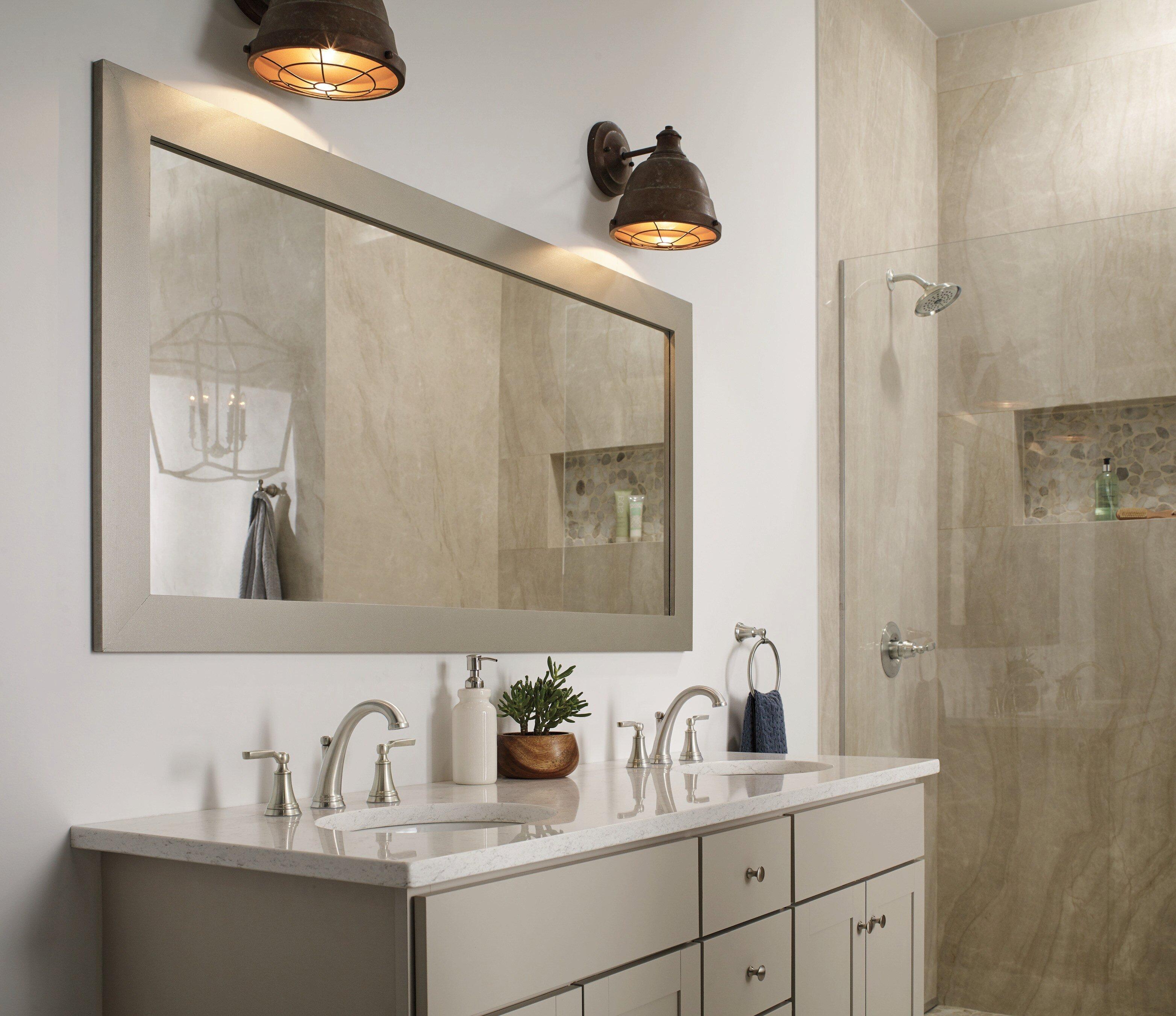Delta Faucet Brilliance Stainless Single Handle Single Function Shower Faucet (Trim Only) 