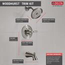 Delta Faucet Brilliance Stainless One Handle Single Function Bathtub & Shower Faucet 