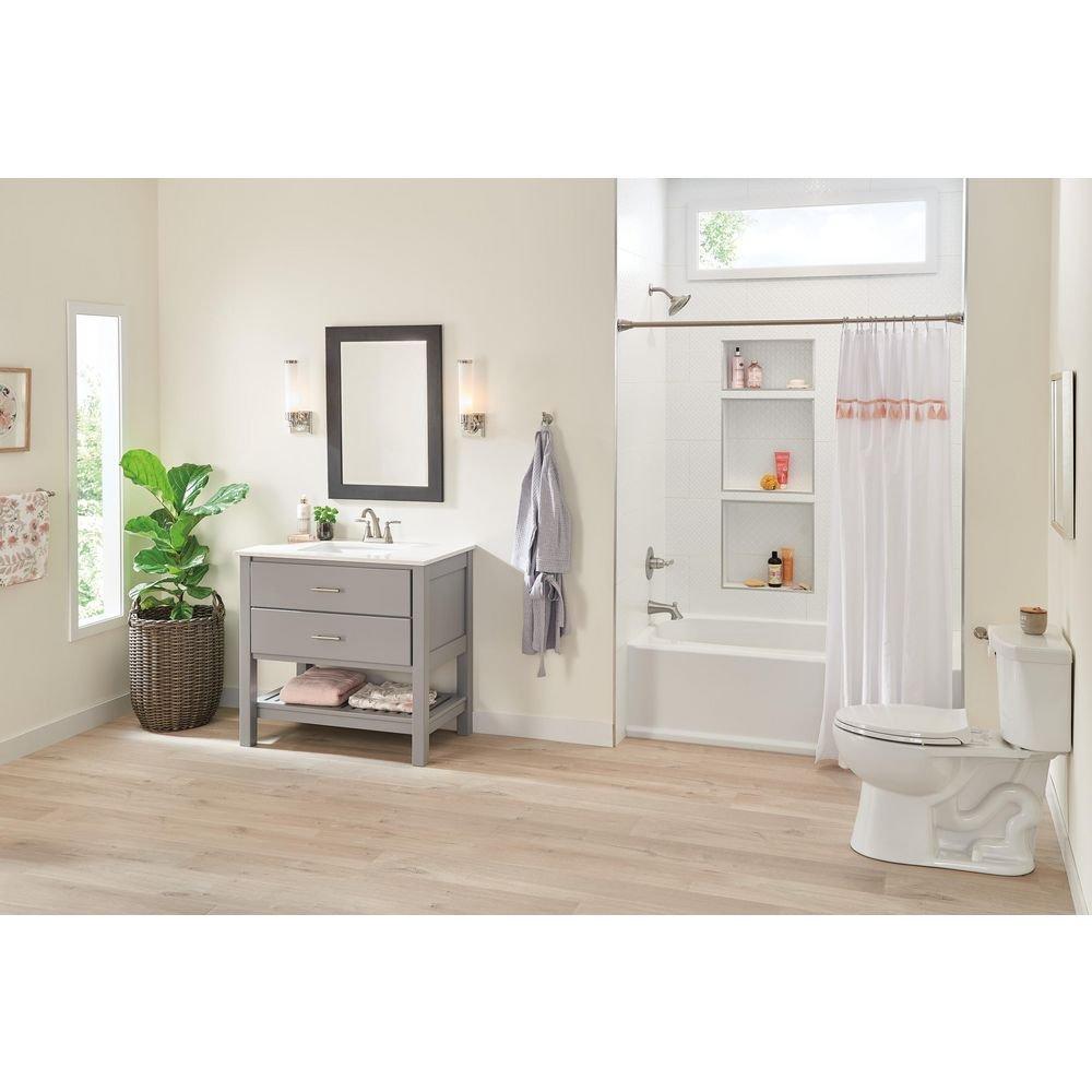 Delta Faucet Brilliance Stainless One Handle Single Function Bathtub & Shower Faucet 
