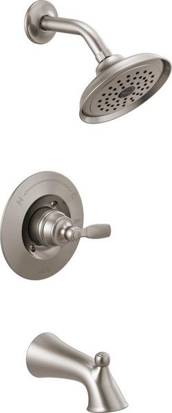 One Handle Single Function Bathtub & Shower Faucet in Brilliance&reg; Stainless (Trim Only)