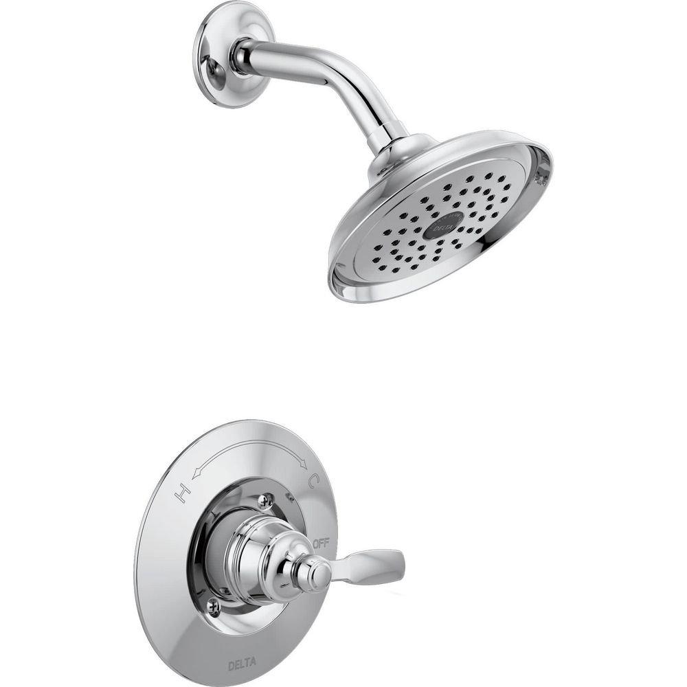 Delta Faucet Chrome Single Handle Single Function Shower Faucet (Trim Only) 