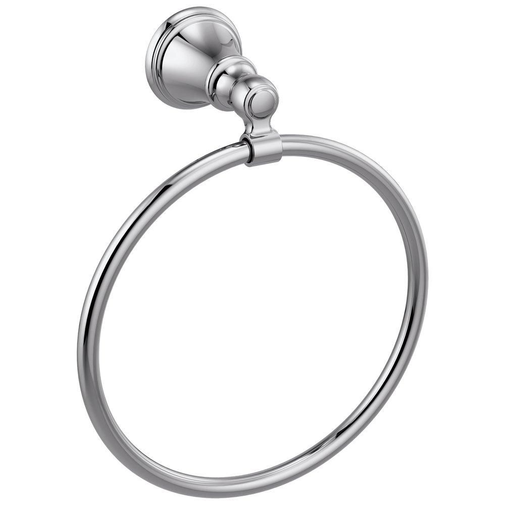 Delta Faucet Chrome Round Closed Towel Ring 