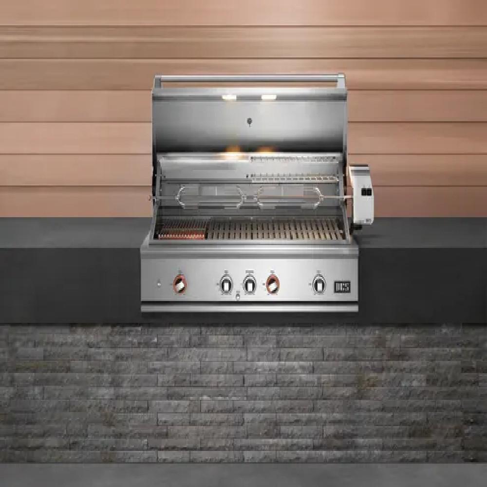 Dynamic Cooking Systems Stainless Steel 47-15/16 in. 5-Burner Built-in Grill in Stainless Steel 