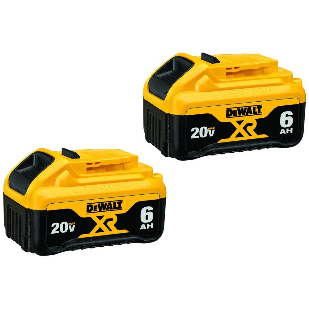 DEWALT Black 20V Lithium Battery (Pack of 2) 